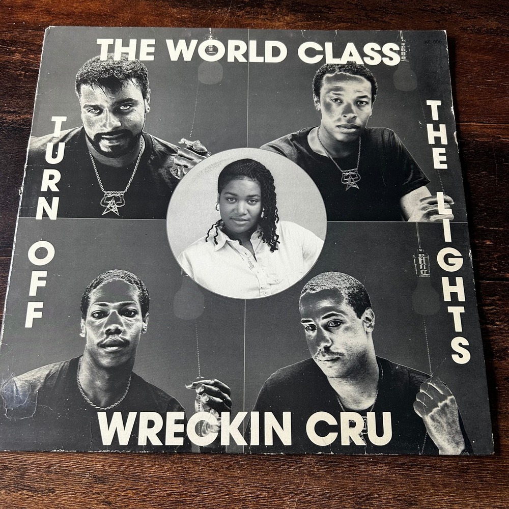 World Class Wreckin' Cru Turn Off The Lights 12" Vinyl Dr Dre 1987 Kru-Cut KC